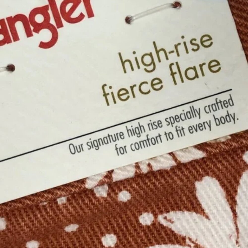 Wrangler Daisy High Rise Fierce Flare Jeans - Picture 9 of 11